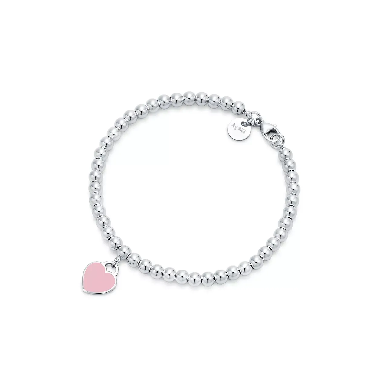 TIFFANY & CO. 925 Sterling Silver Bracelets Women's Pink