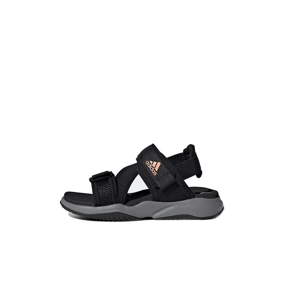 adidas Terrex Sumra K Slip Resistant Shock Absorbers Children's Sandals Black Red Children adidas Terrex Sumra K Slip Resistant Shock Absorbers Детские сандалии Черный Красный Детский