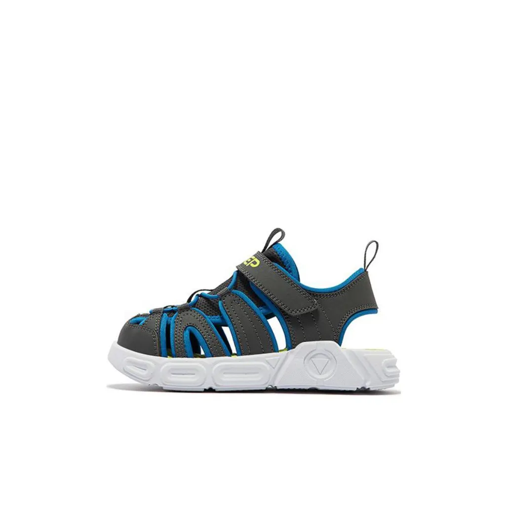 XTEP Спортивные сандалии серо-голубого цвета для детей 3-7 лет