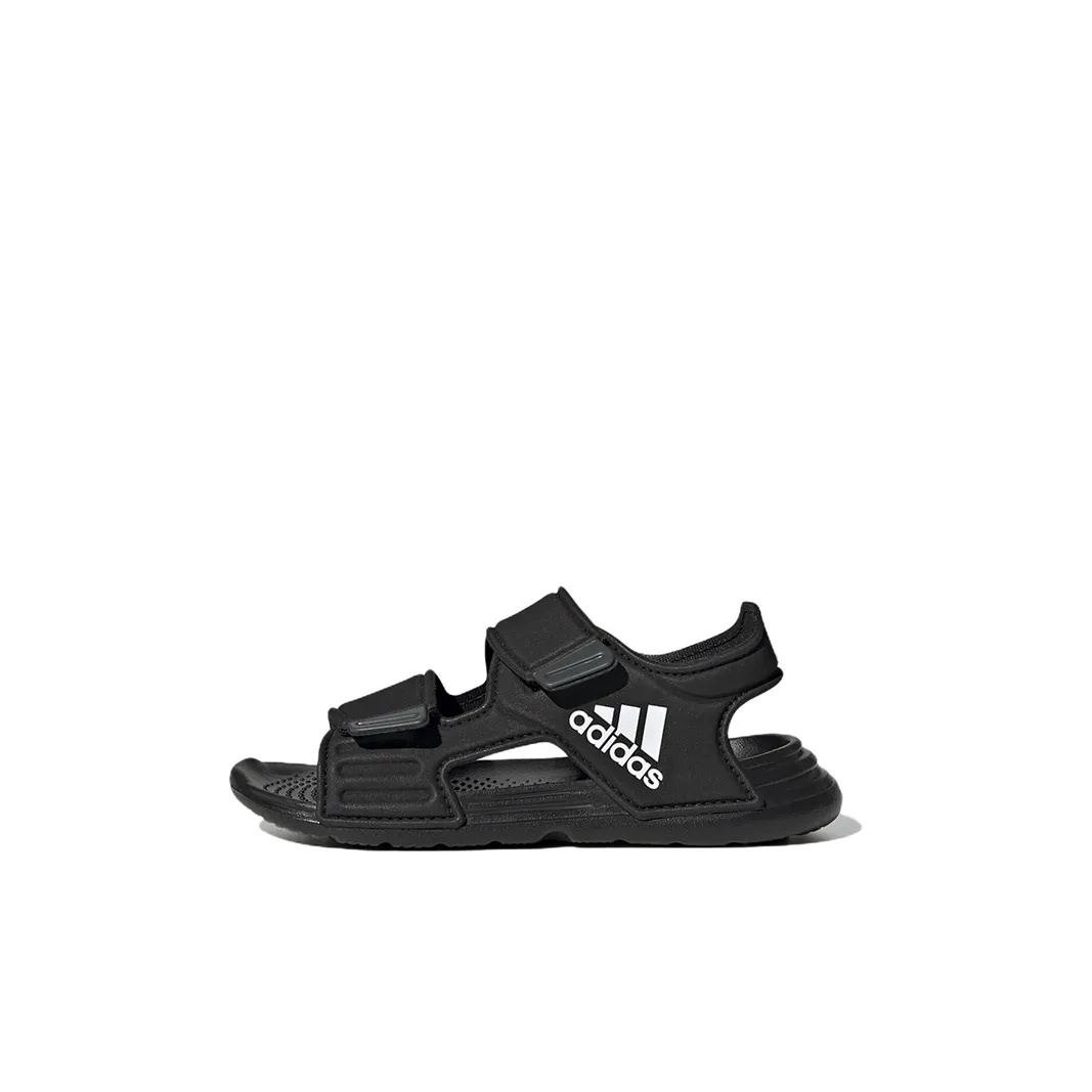 Adidas Altaswim Slip-resistant Abrasion-resistant Children's Sandals Black Для детей 3-7 лет