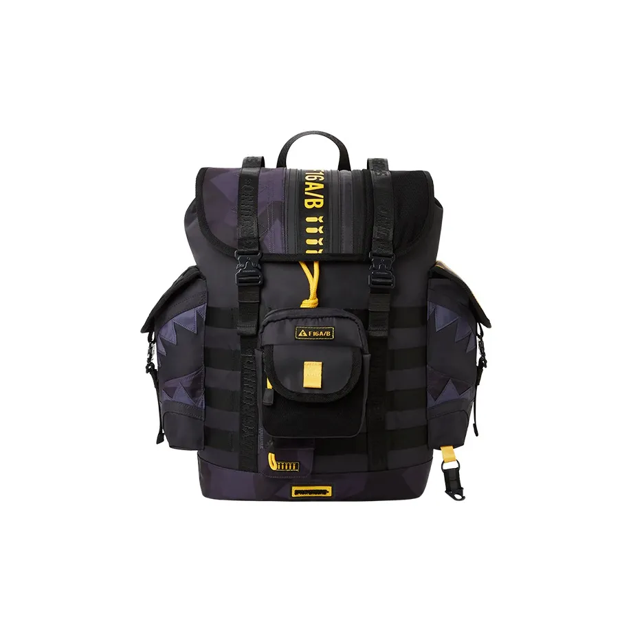 SPRAYGROUND Polyester Backpack Tubas Unisex Gray