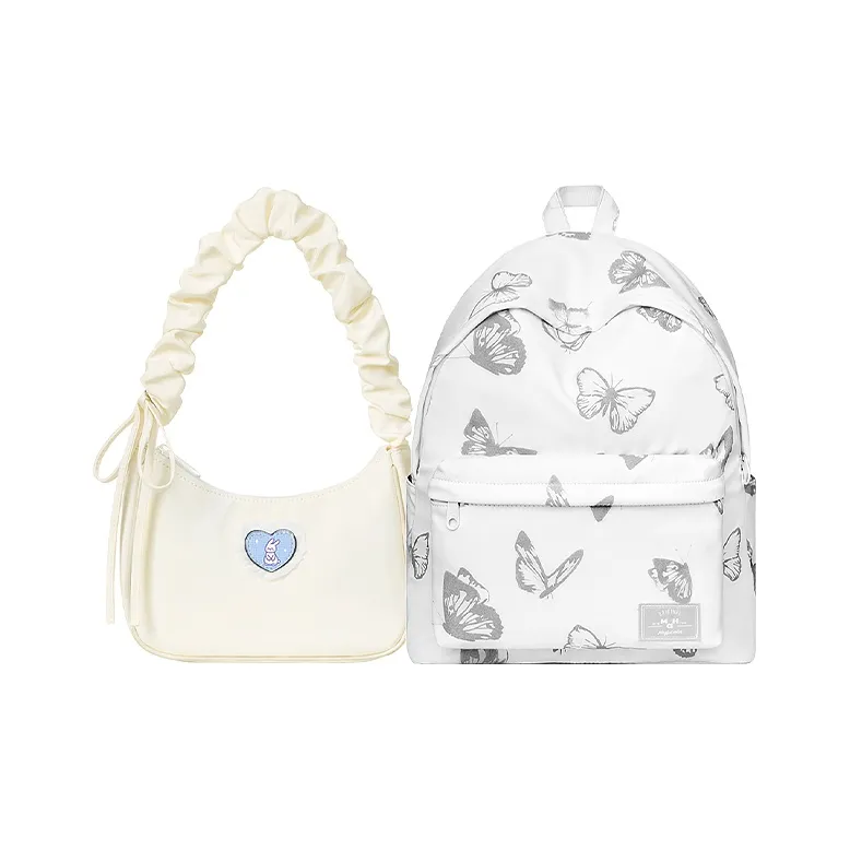 MR.ACE HOMME Полиэстер Большая вместимость Повседневный Рюкзак Комбинация Дизайн Сумка через плечо Стандартная Женская Многоцветная