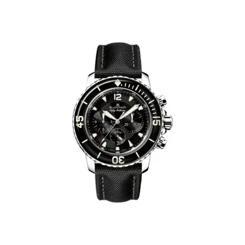 BLANCPAIN Автоматический Механический Движение Мужские FIFTY FATHOMS Часы 45 мм Черные