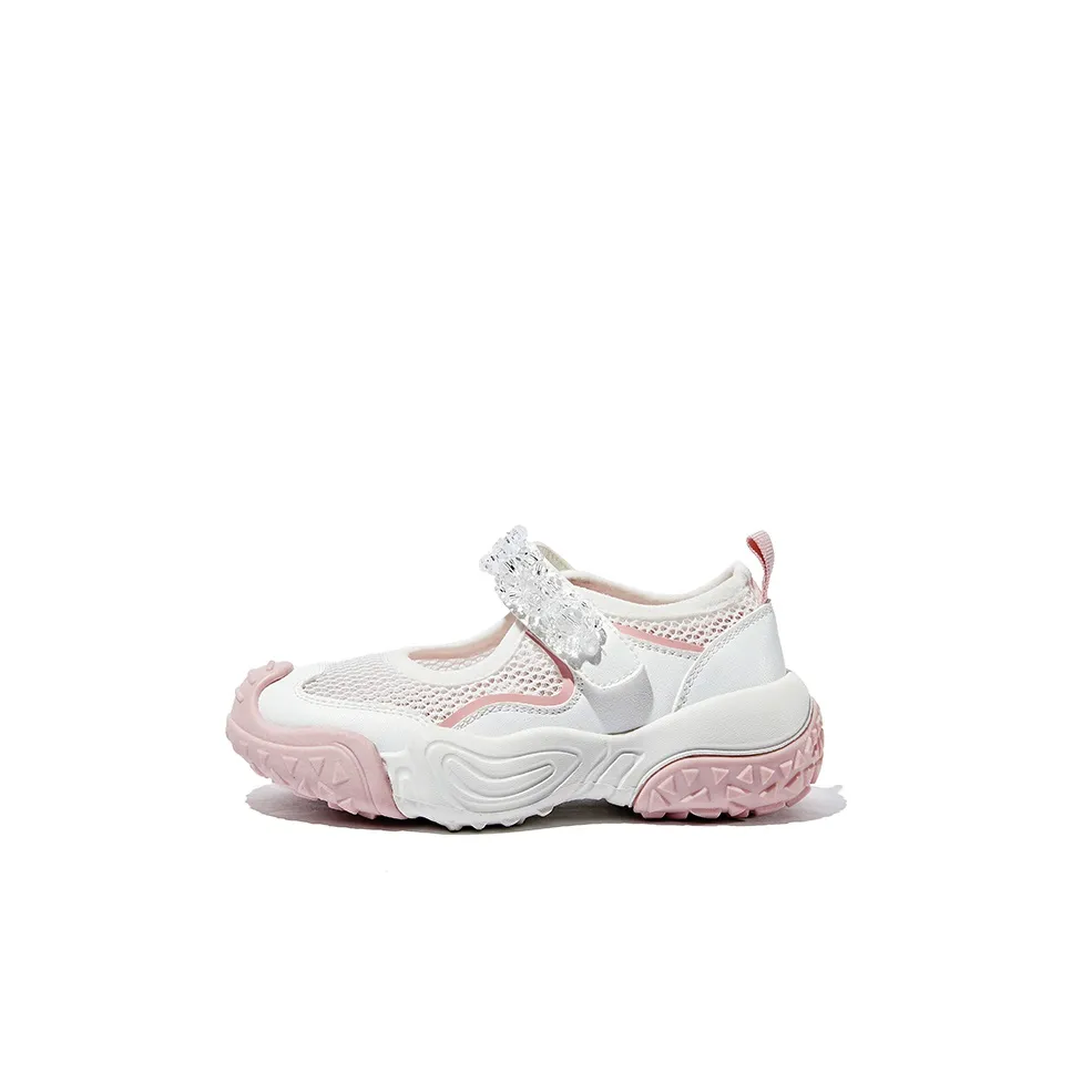 Snoffy Детские сандалии белые розовые для малышей