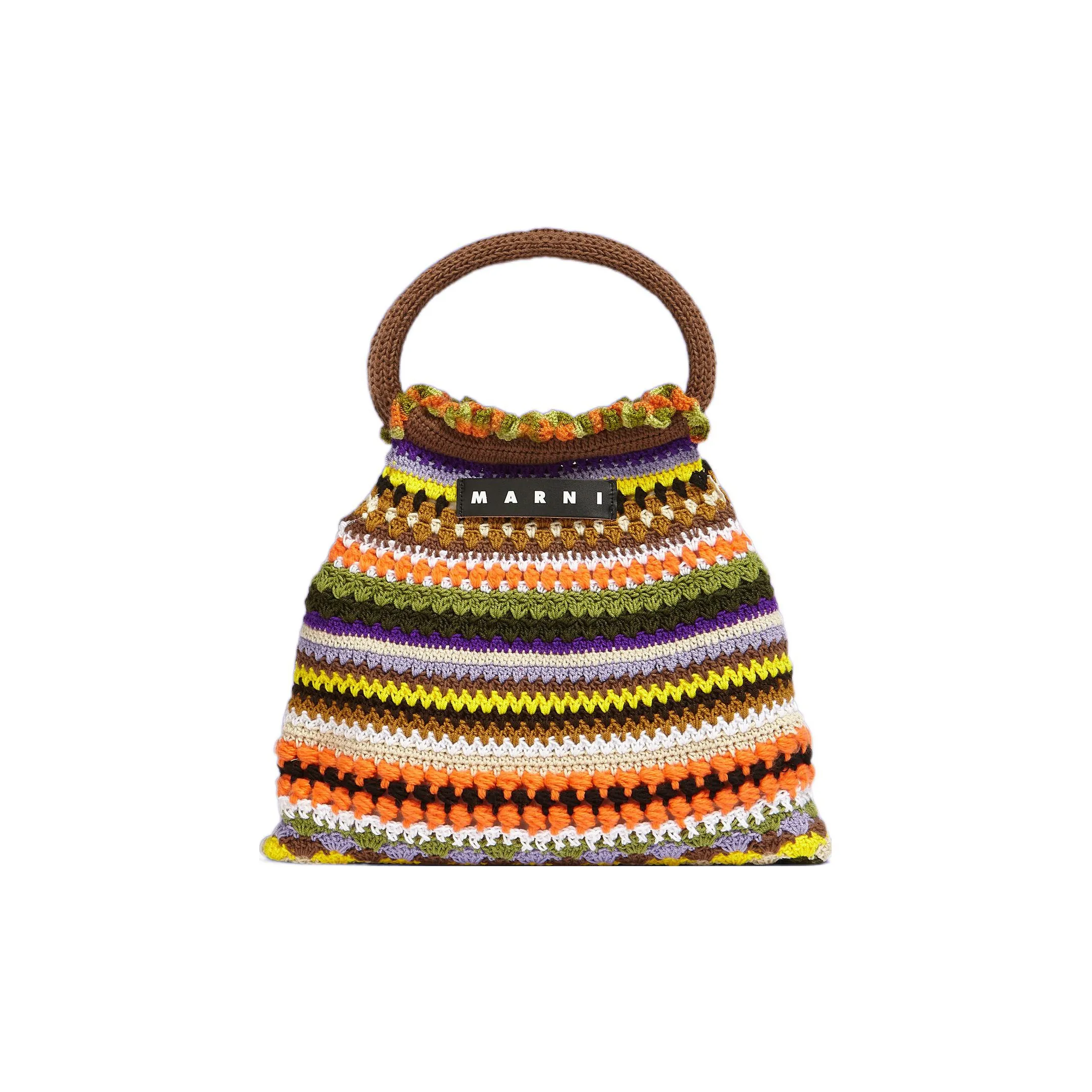 MARNI Сумка из коровьей кожи сумка-корзина женская многоцветная