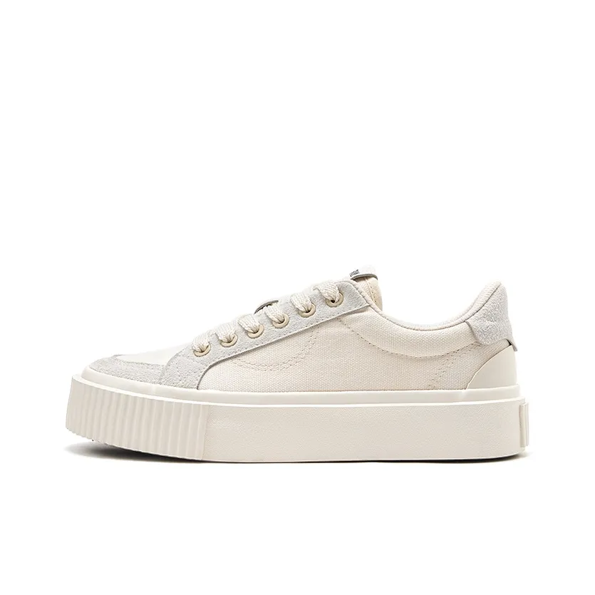 Feiyue Нижняя юбка Устойчивая к истиранию Низкий топ Скейтборд Кроссовки Женские Бежевые