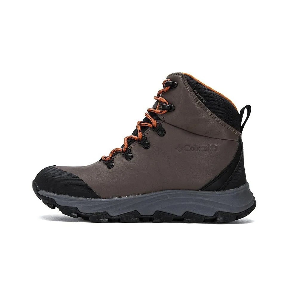 Columbia Expeditionist Boot Anti-Slip Wear-Resistant High-Top Outdoor Shoes Men's Brown Black
