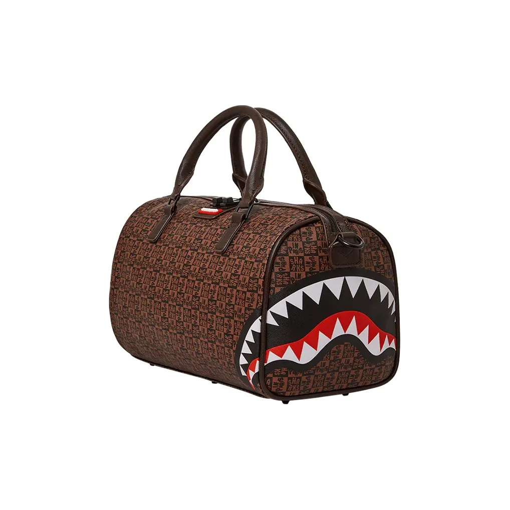 SPRAYGROUND PVC Sneaker Сумка Сумка через плечо Средняя Унисекс Коричневый