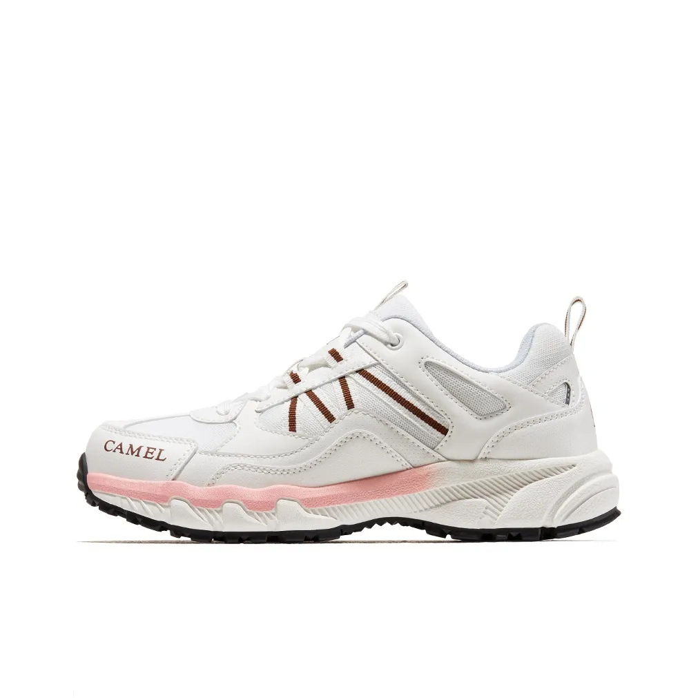 CAMEL Panlong 2.0 Mesh Waterproof Low Top Casual Shoes Women's White Pink Black