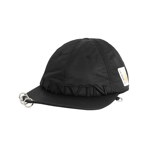Lanvin Нейлон Бейсболка Черная Мужская