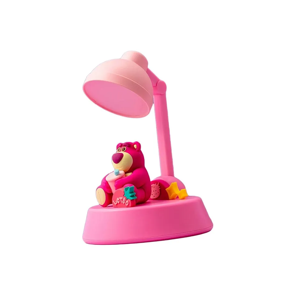 Miniso X Disney Серия Strawberry Bear Disney Pixar Светящийся украшение Streetlight Мерч по IP Фигурки в стиле Chibi 13 см