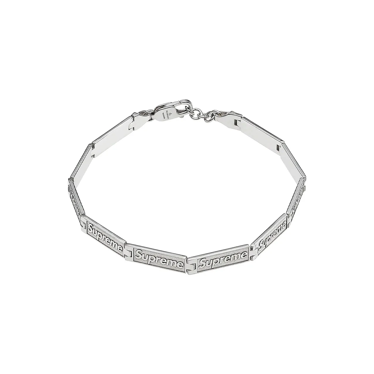 Supreme Jacob & Co Logo Link Bracelet