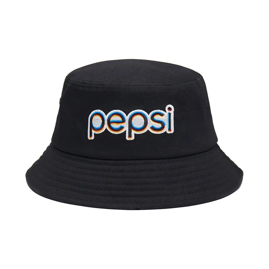 Pepsi Bucket Hats Unisex Midnight Black