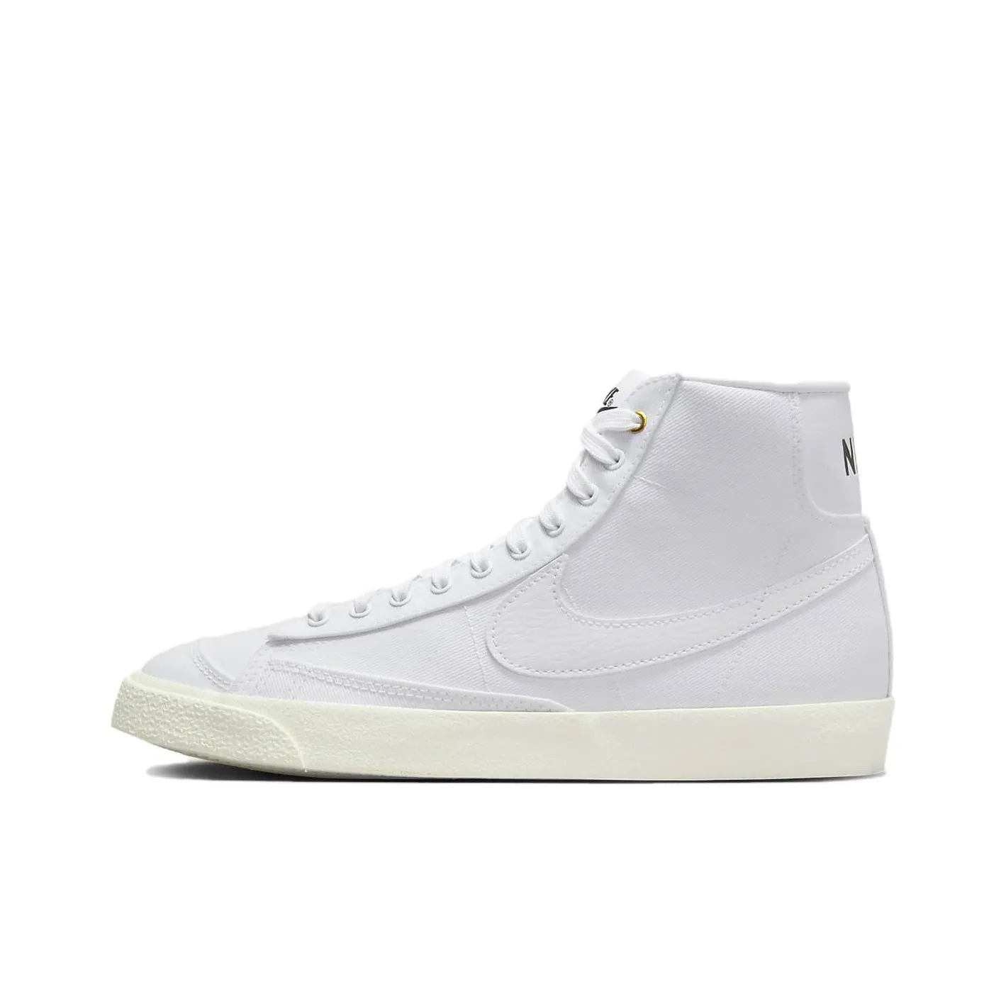 Nike Blazer 77 CNVS Slip-Resistant Abrasion-Resistant MID Топ Скейтборд Кроссовки Женские Белые