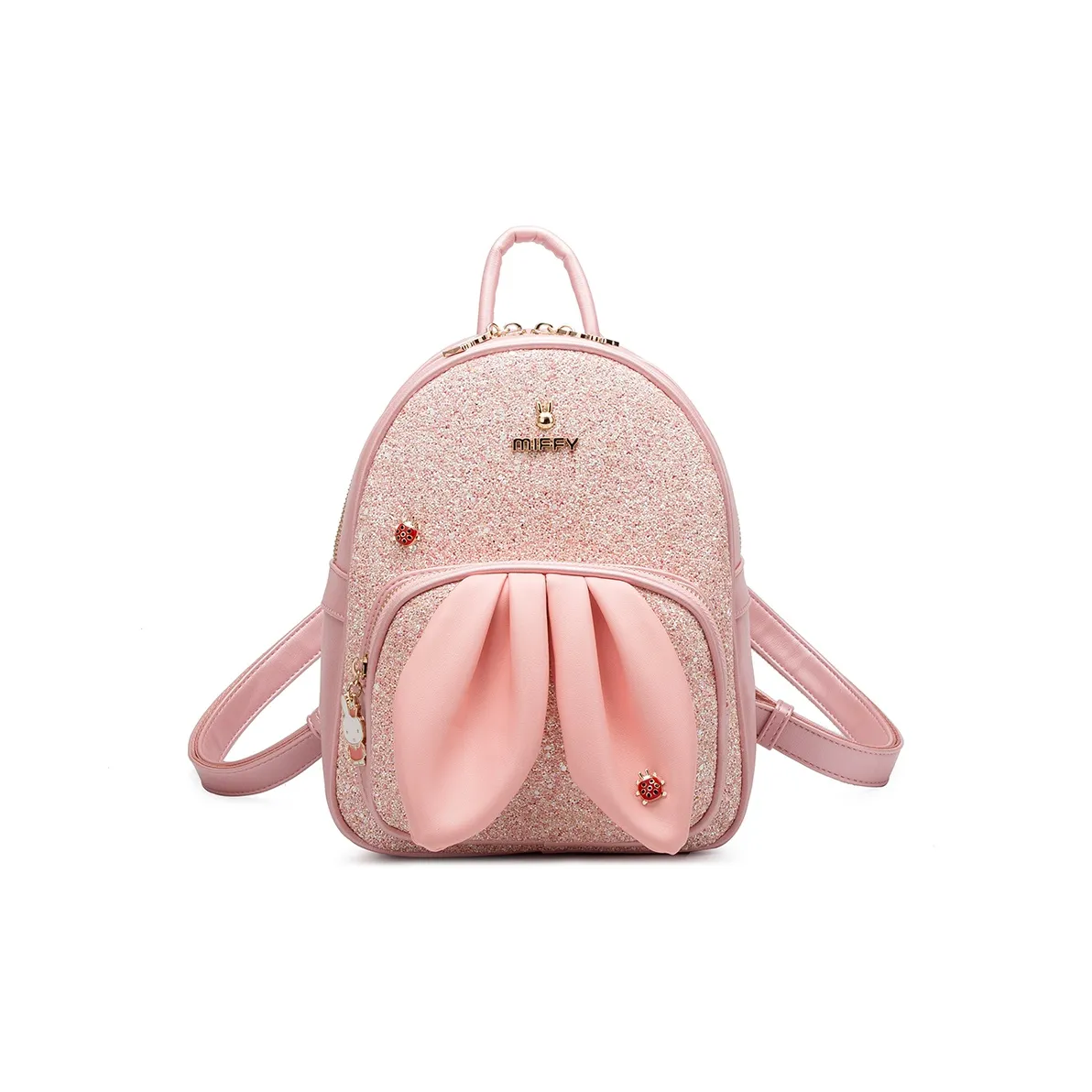 MIFFY ПУ (полиуретан) Рюкзак Мини Женский Розовый Черный