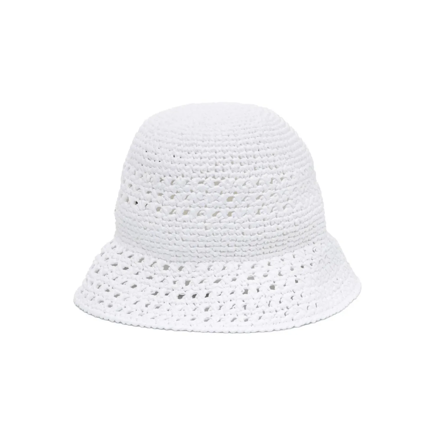 MIU MIU Logo Embroidered Crochet-Knitted Bucket Hat