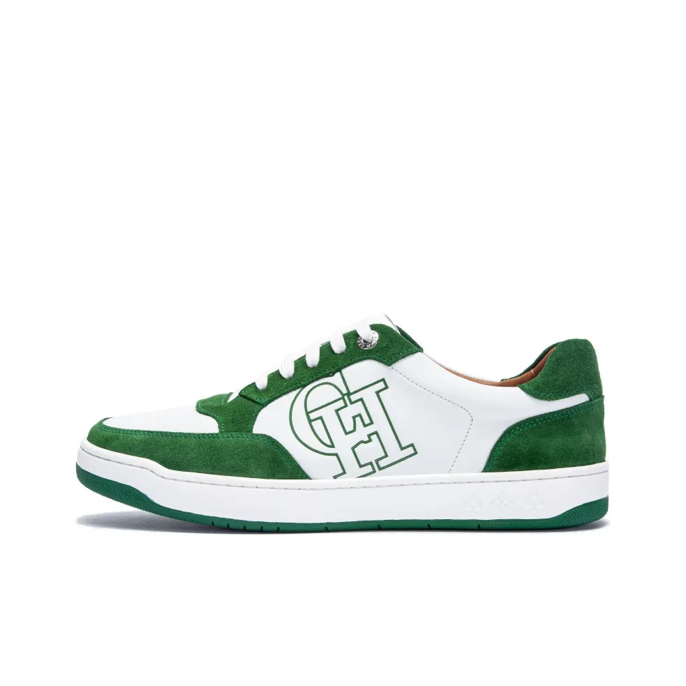 CHCH Skateboard Shoes Men's Low Top White/Light Gray
