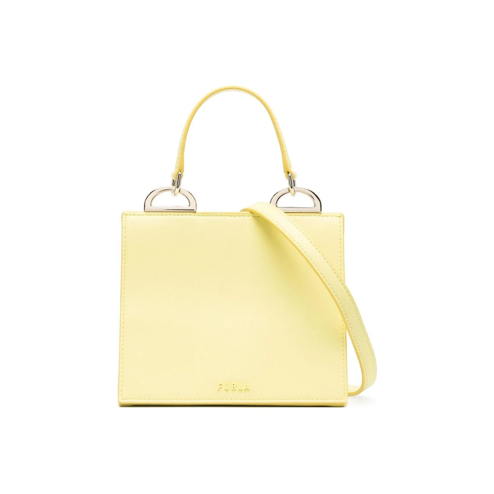 Furla Сумка из коровьей кожи женская желтая