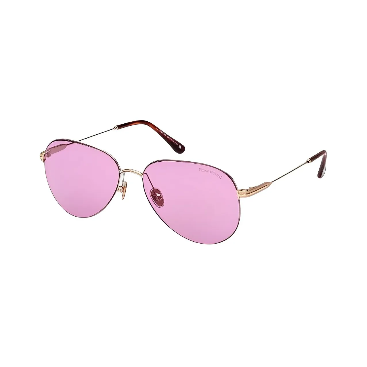 TOM FORD Oval Frame Sunglasses