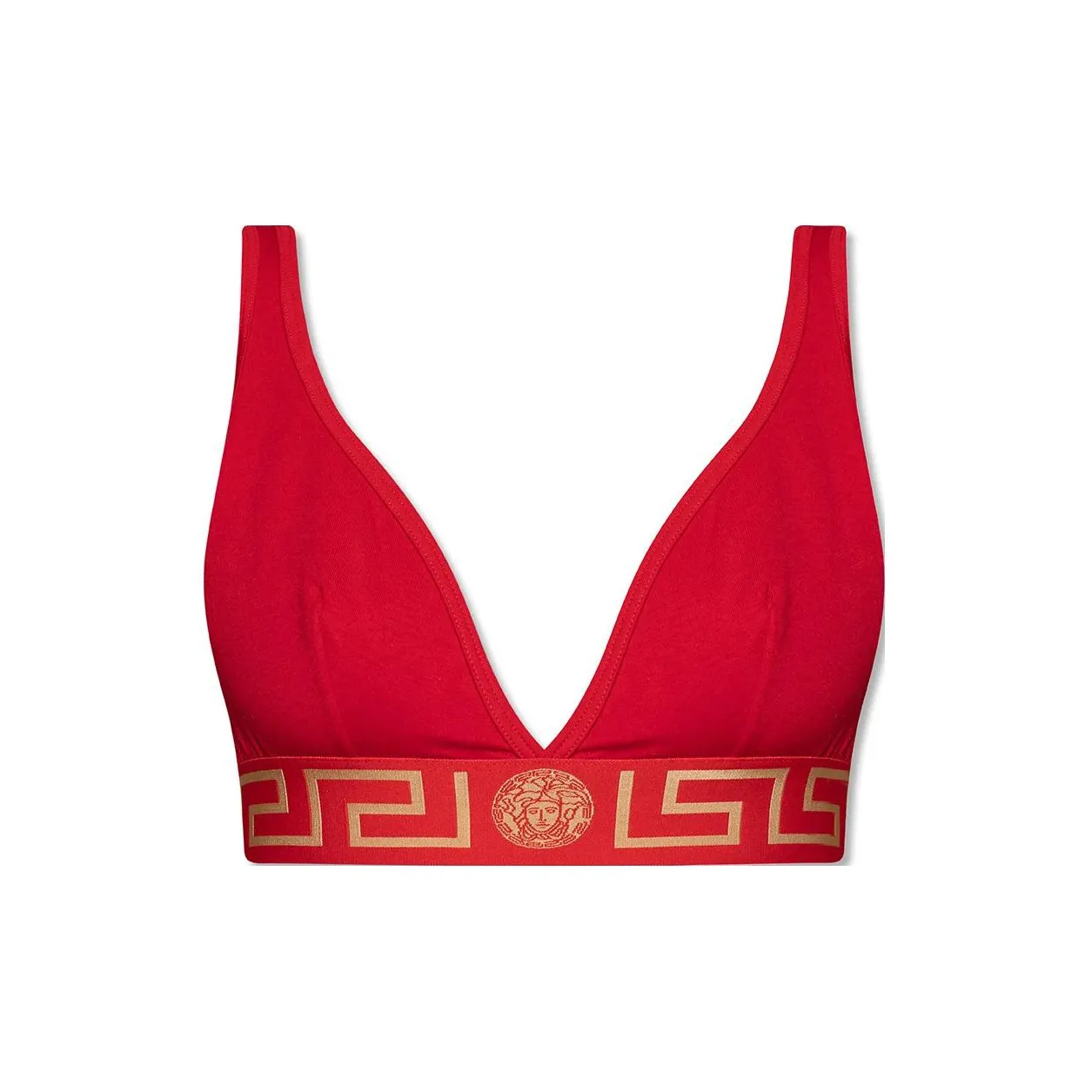 VERSACE Greca Border Bralette 'Red'