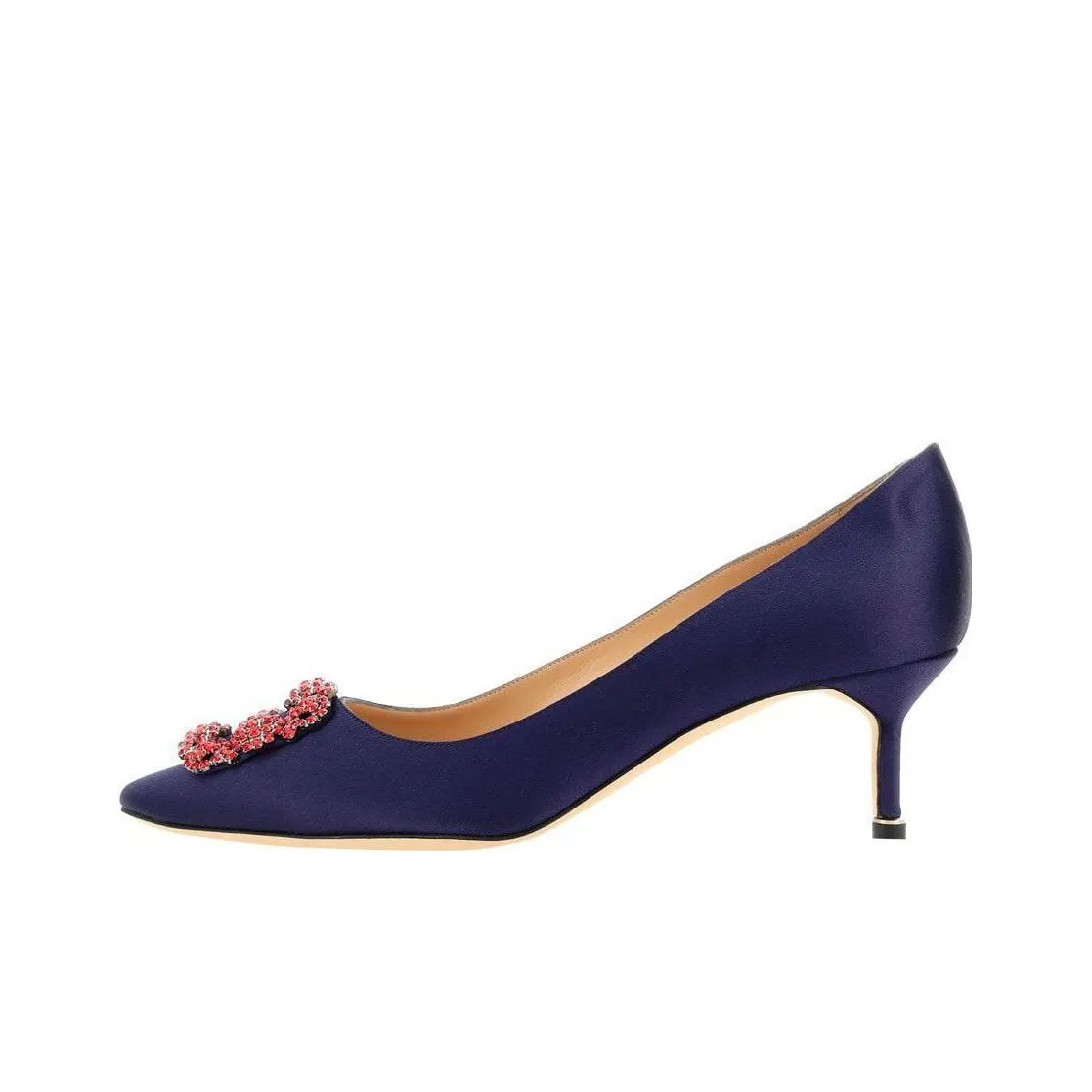 MANOLO BLAHNIK Slim Heel High Heels Women's Purple
