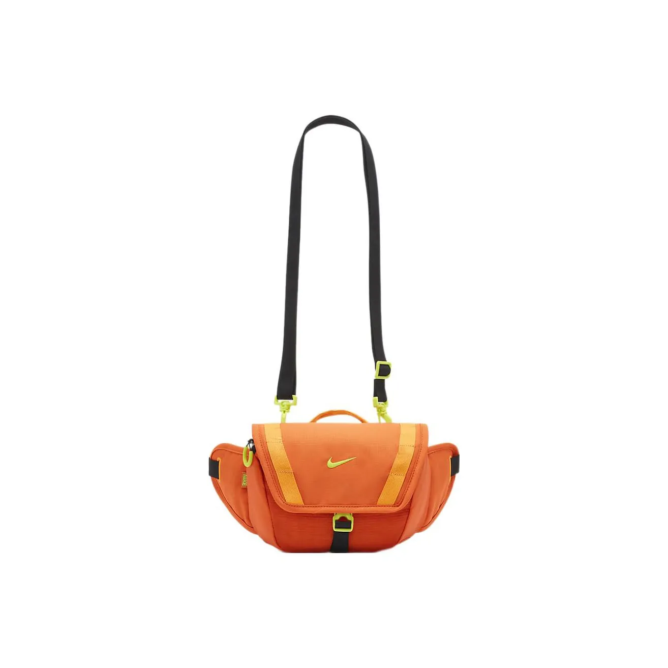 Nike Fabric Shoulder Bag Crossbody Bag Fanny Pack Regular Unisex Safety Orange/Bright Orange/Atomic Green