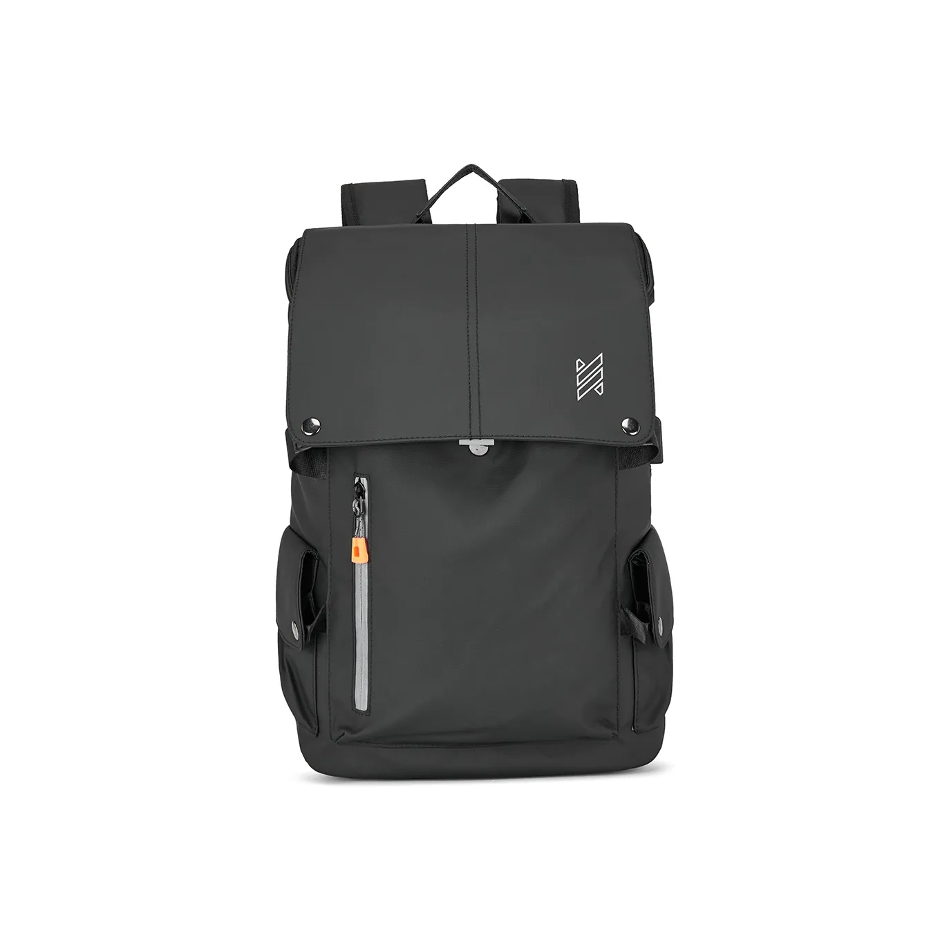 NOMK Pu Membrana Dermalis 15 Inch Backpack Large Size Men's Black