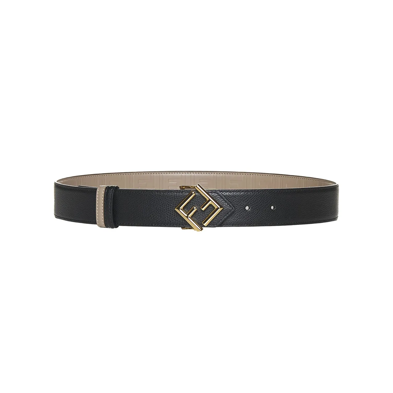 FENDI Leather Belts Women's Black