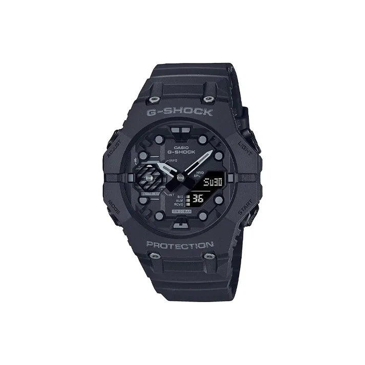 CASIO GA B001 Кварцевый механизм смольный ремешок часы 42,5*46*13,8 мм унисекс черный циферблат GA B001 1AJF