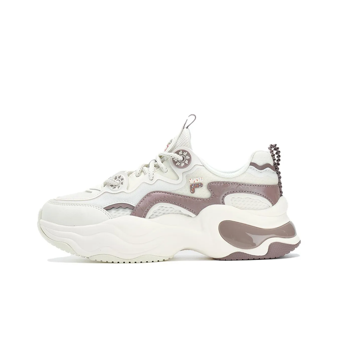 FILA FUSION BUBBLE Низкий Топ Casual Женский Белый Коричневый