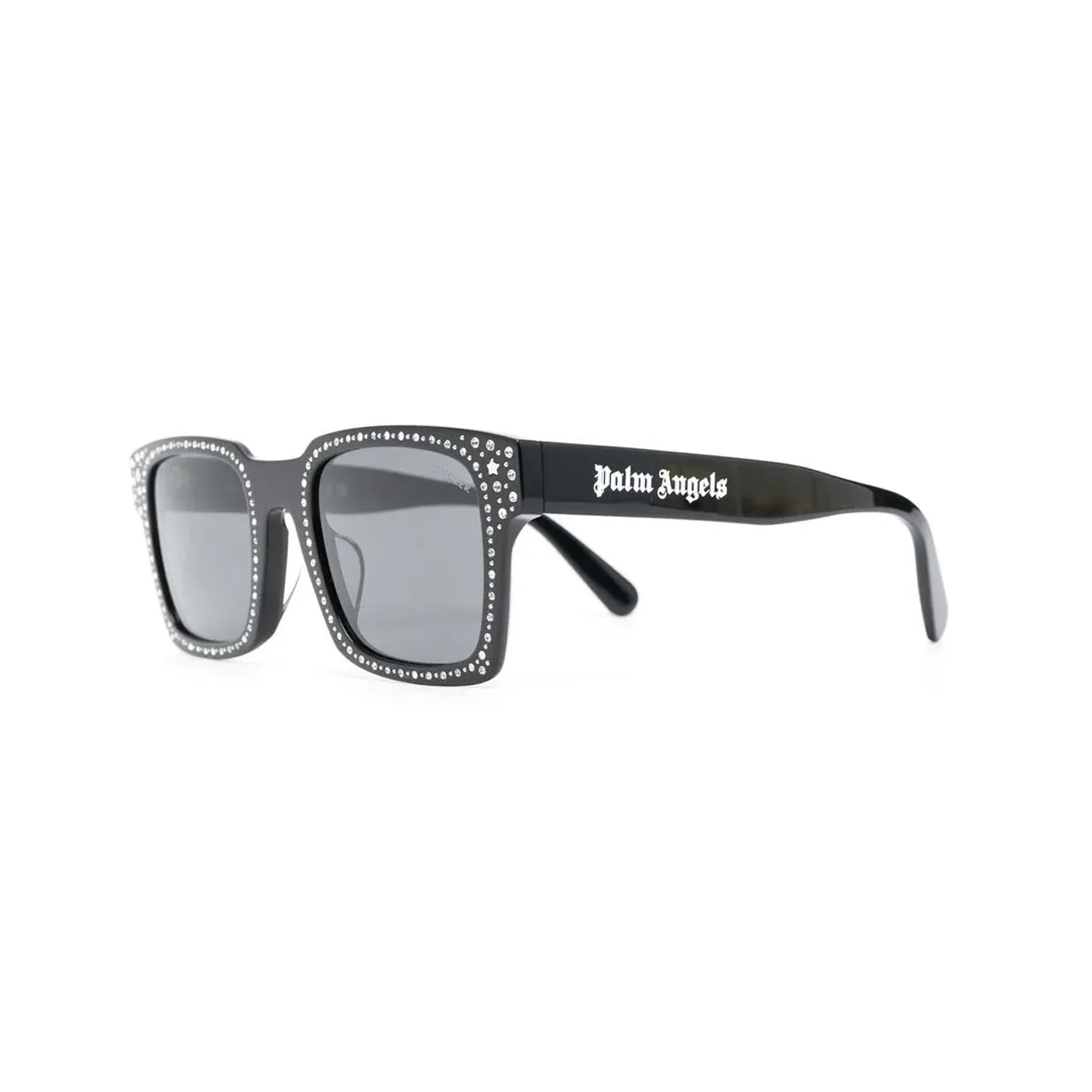 Moncler X Palm Angels Crystal Embellishment Square-Frame Sunglasses