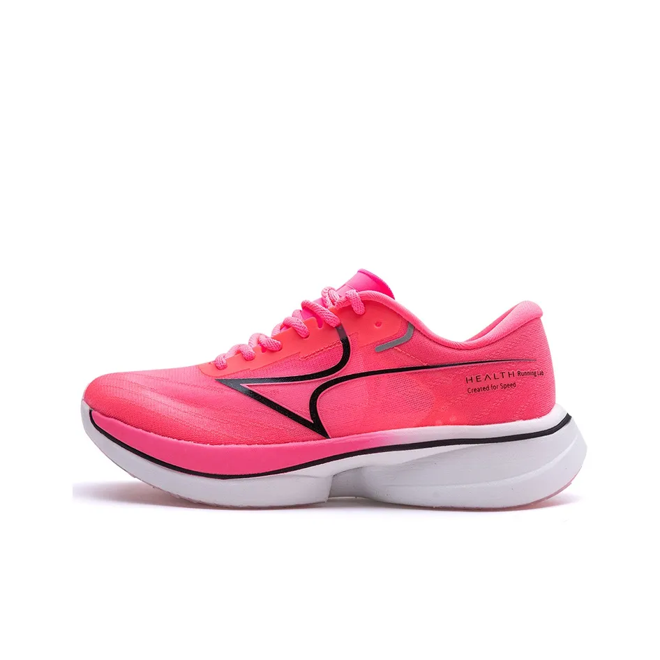 HEALTH Light Wing 001 Low Top Running Shoes Unisex Rose Red