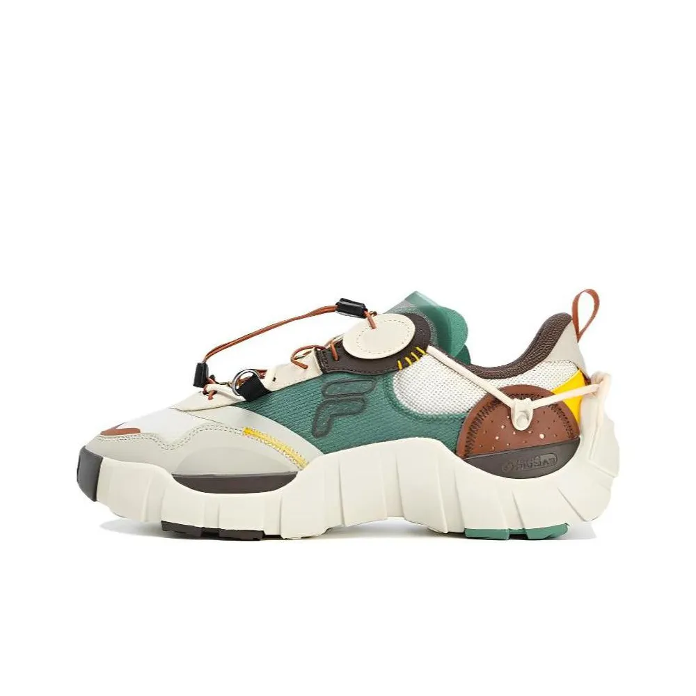 FILA FUSION Bone Sneakers 'White Green Brown'