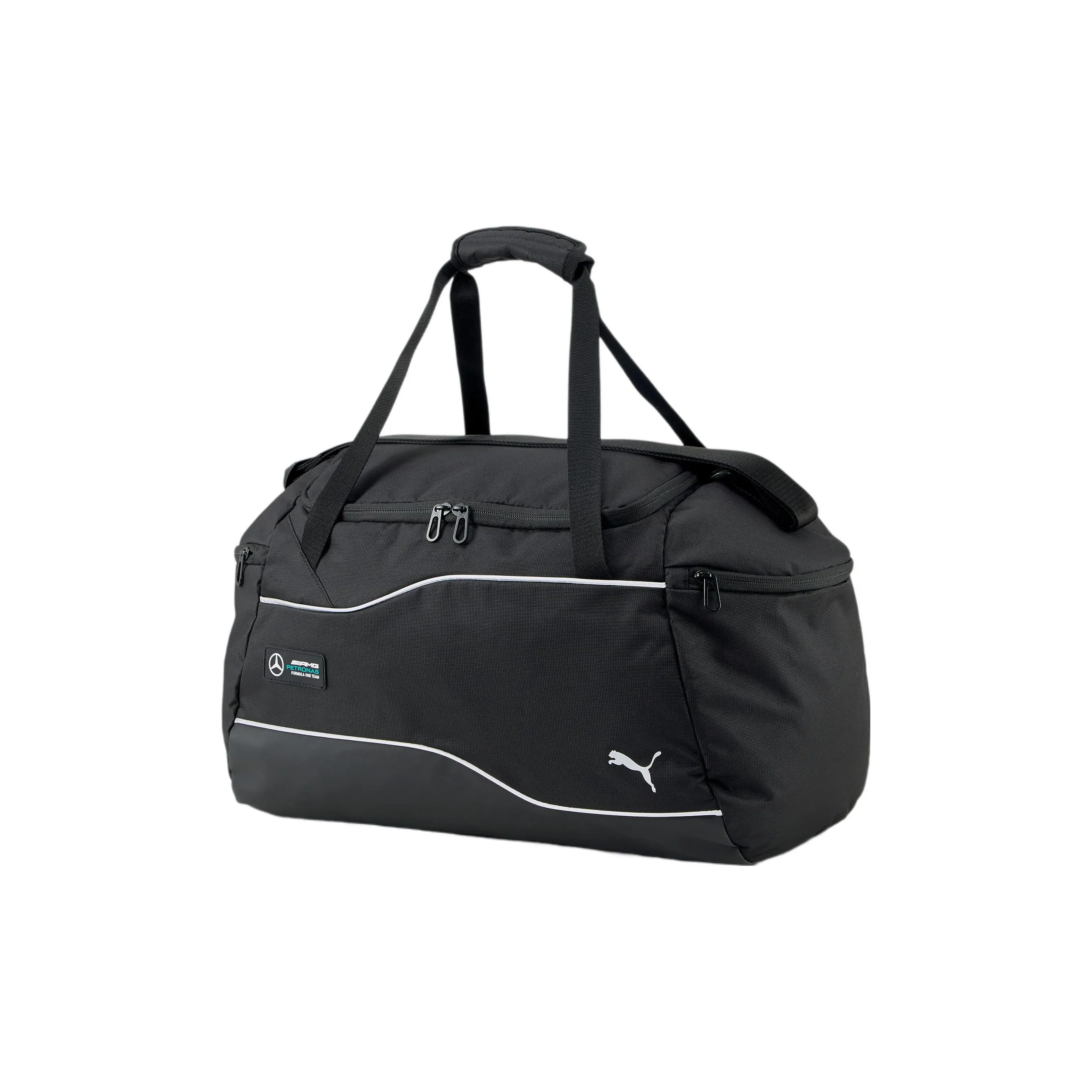 PUMA ×Mercedes AMG Collaboration Polyester Luggage Bag Handbag Regular Unisex Black