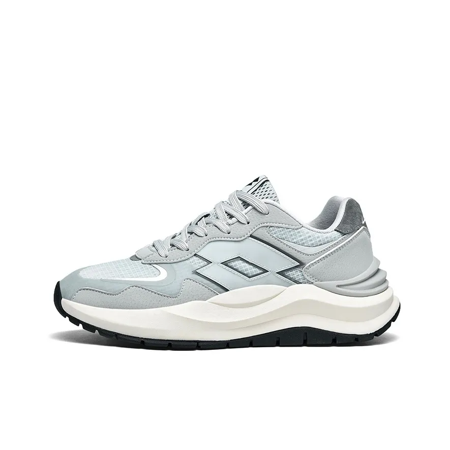 LOTTO Diamond Cloud Anti Slip Wear Resistant Low Top Sports Casual Shoes Men's Gray
