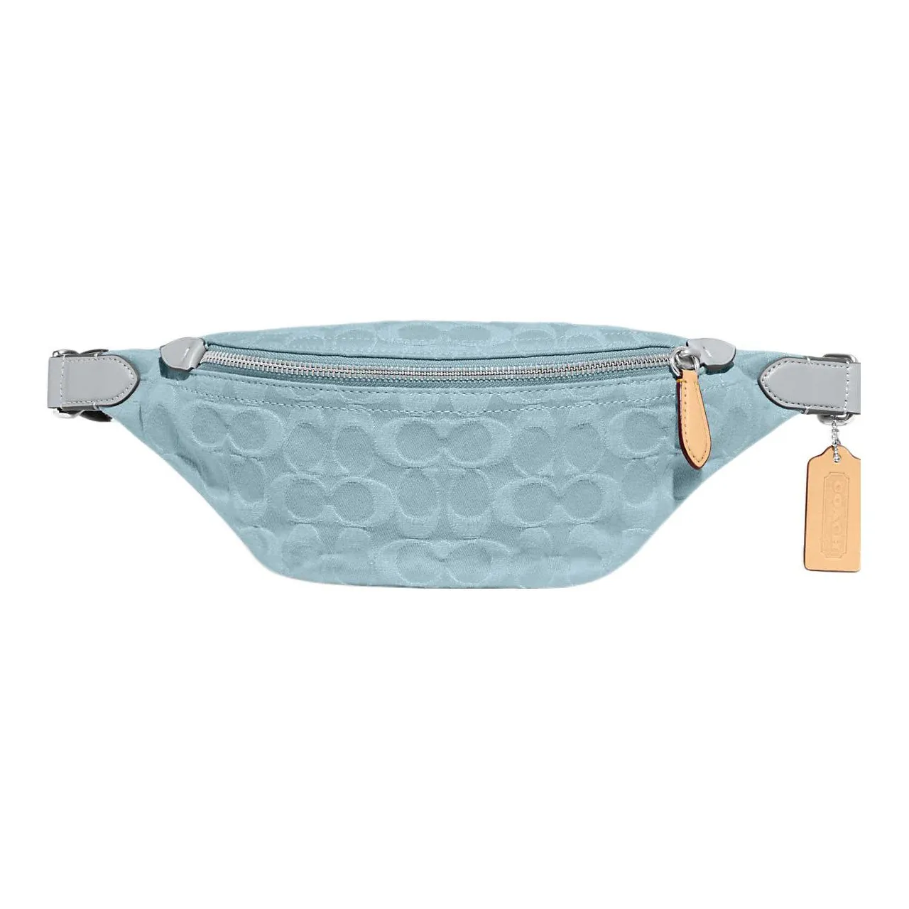 COACH Charter Ткань Слинг-Сумка Поясная Сумка Большая Унисекс Синяя