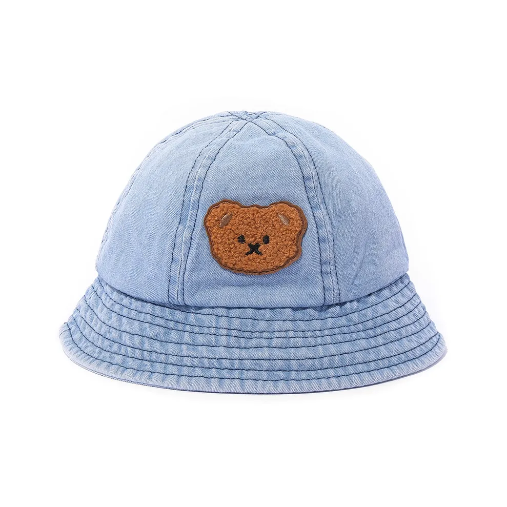 Clect Деним Ткань Шляпы ведра Детский