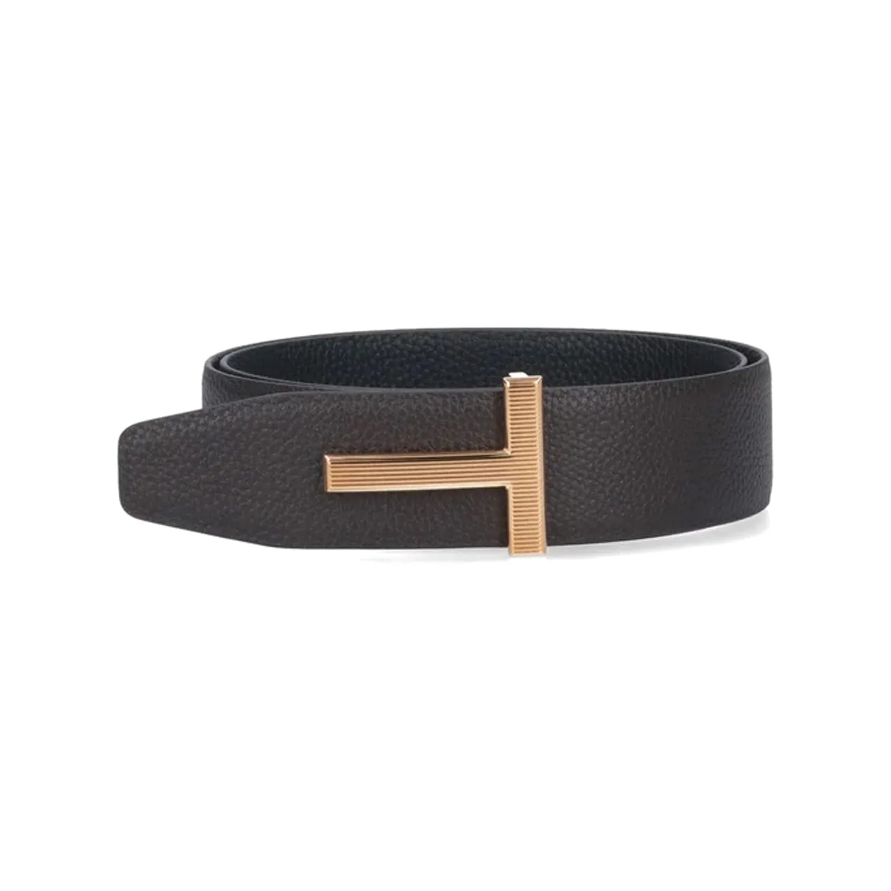 TOM FORD T Logo Buckle Belt