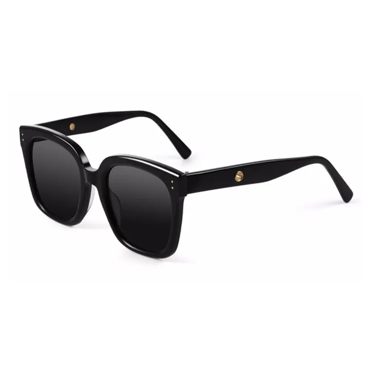 BERTHA Plate Frame Square Ink Lenses Unisex Black