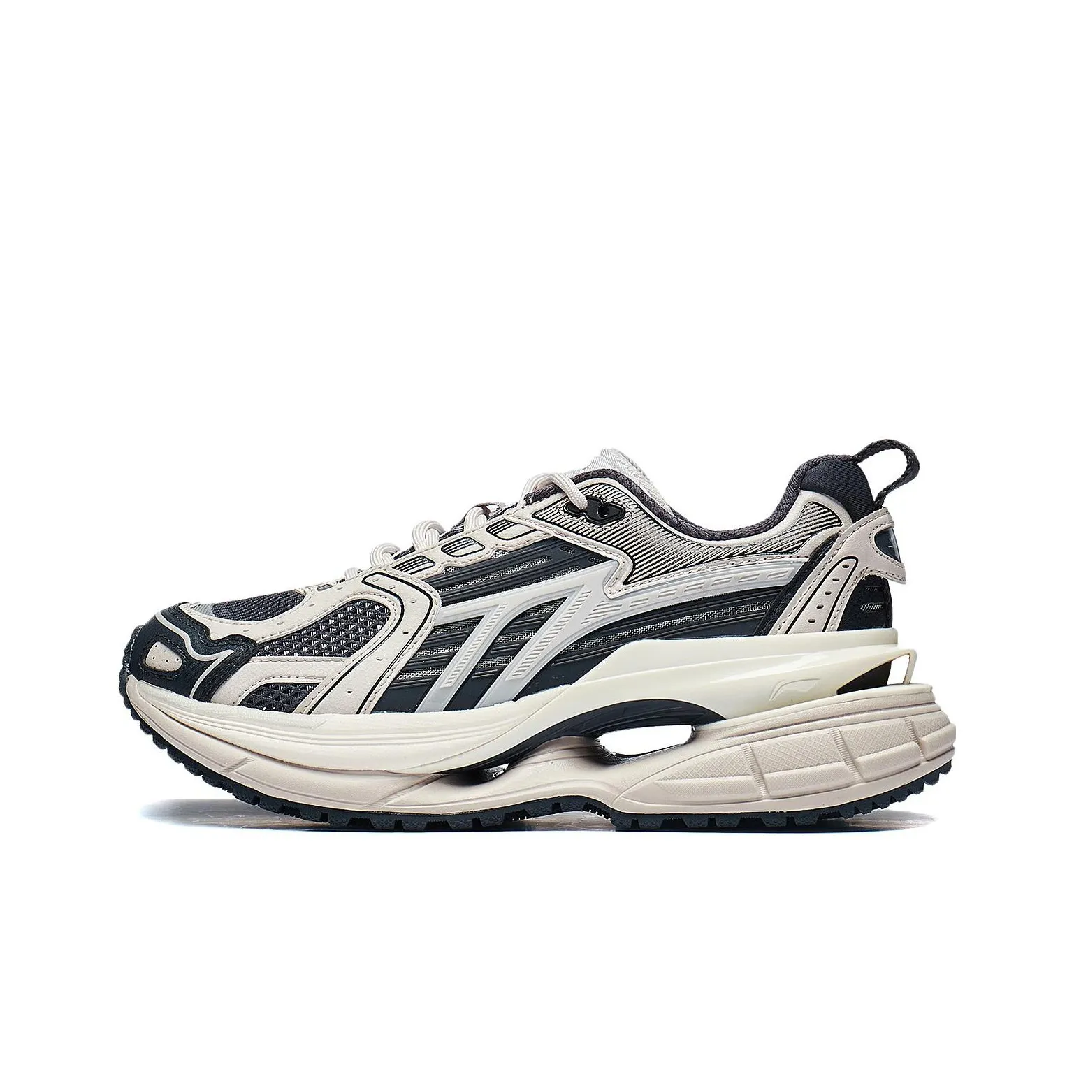 LiNing Comet 5 Slip-resistant Abrasion-resistant Low Top Спортивная Повседневная Обувь Женская Черная Серый