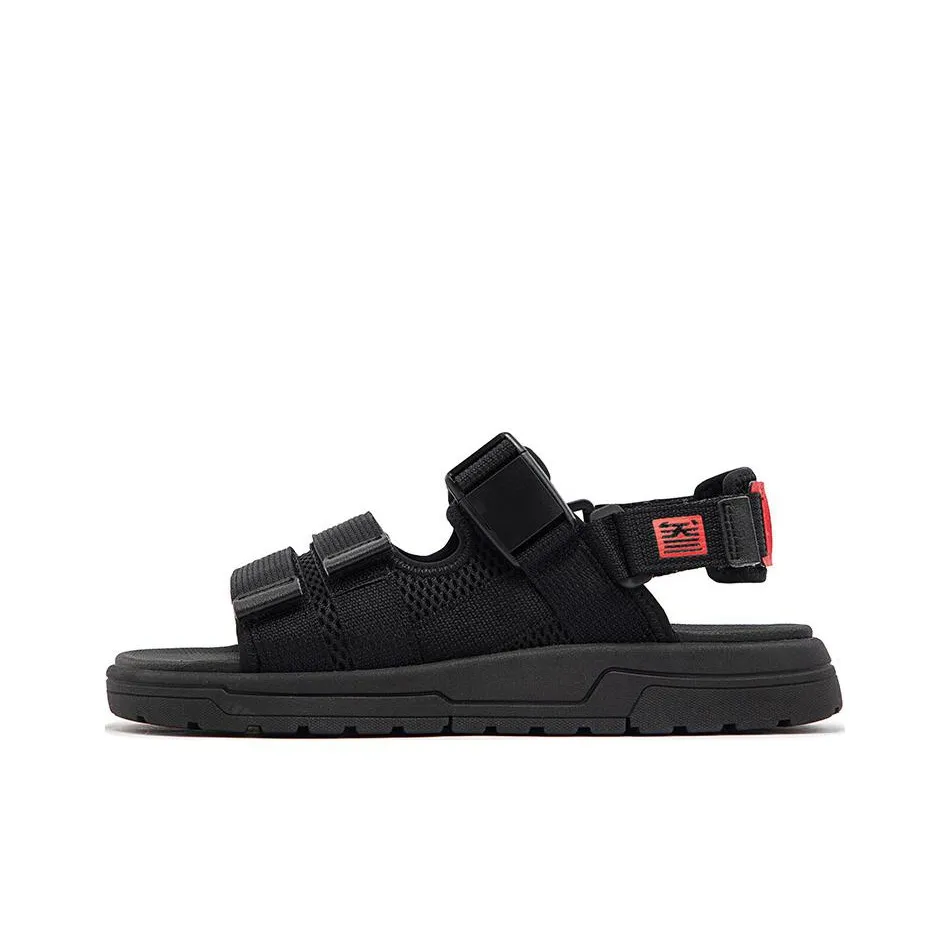 361° Спортивные сандалии мужские черные красные