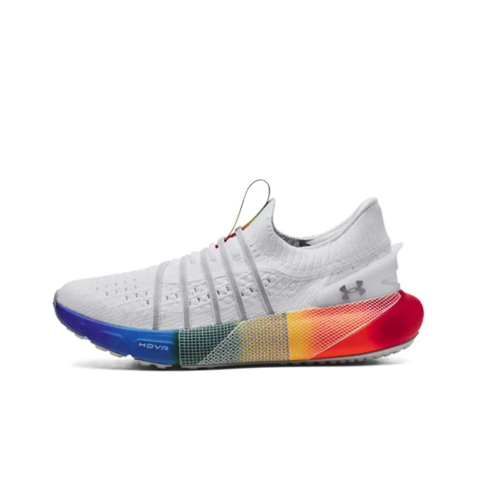 Under Armour Низкий Топ Повседневные Беговые Кроссовки Унисекс Белый Серый