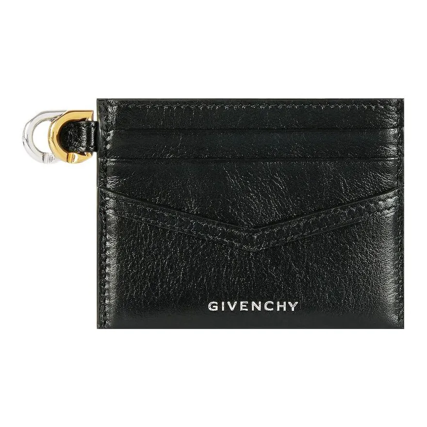 Givenchy Voyou Телячья кожа Держатель для карт Женские Черный
