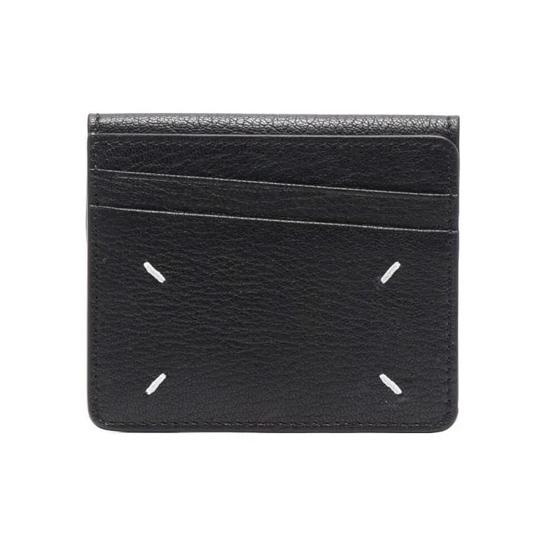 Maison Margiela Cow Leather Wallets Card Holders Men's Black