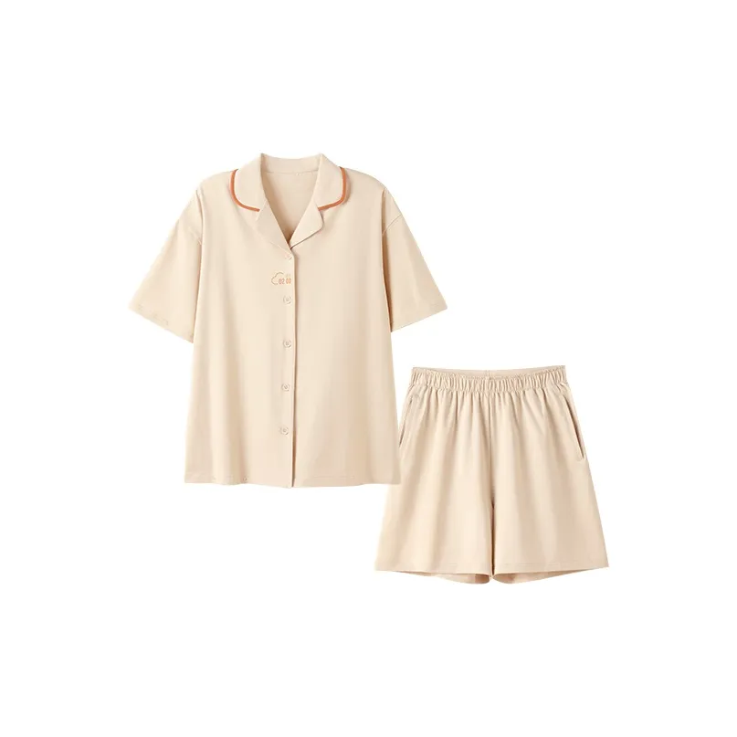 JINGYUN Pajama Set Women's Moon White