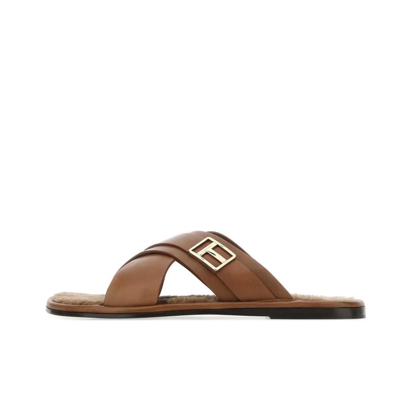 TOM FORD Abrasion Resistant Slide Slippers Men's Brown