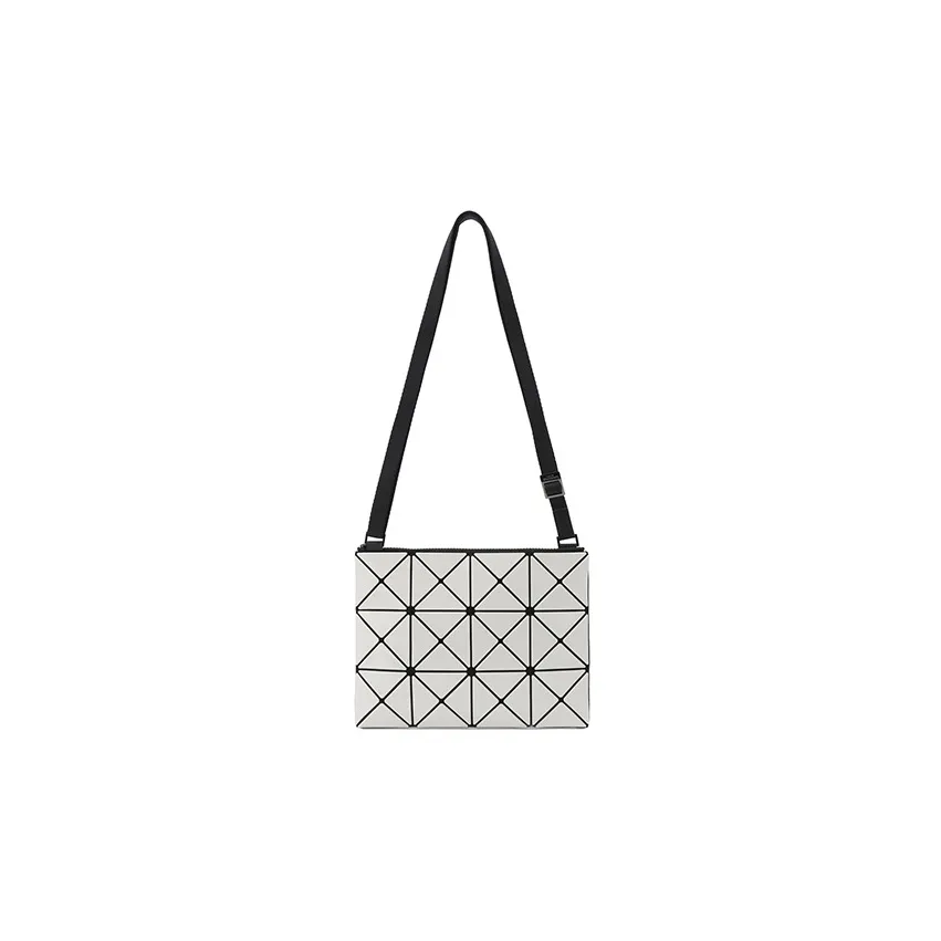 ISSEY MIYAKE Lucent Gloss Polyvinyl Chloride Resin Shoulder Bag Crossbody Bag Regular Women's Light Gray