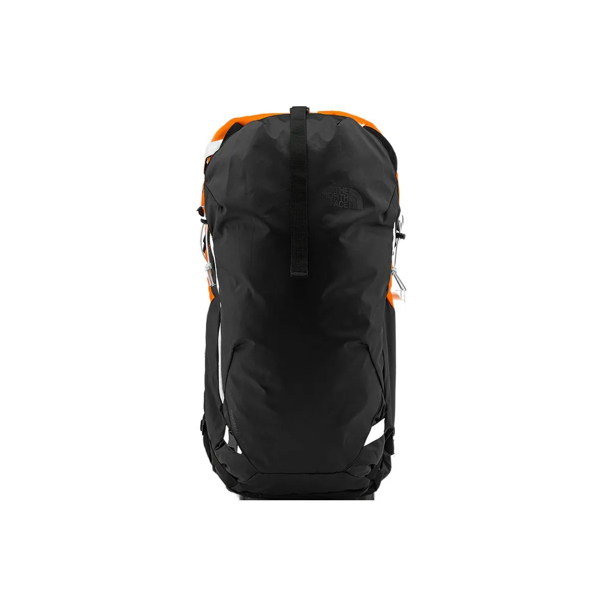 THE NORTH FACE Backpack Double Shoulder Outdoor Bag Polyester Black & Orange Unisex