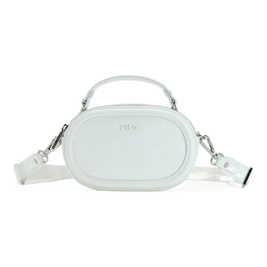 FILA Plain Weave PU Handbag, Crossbody Bag, Crossbody Bag Trumpets Women's White