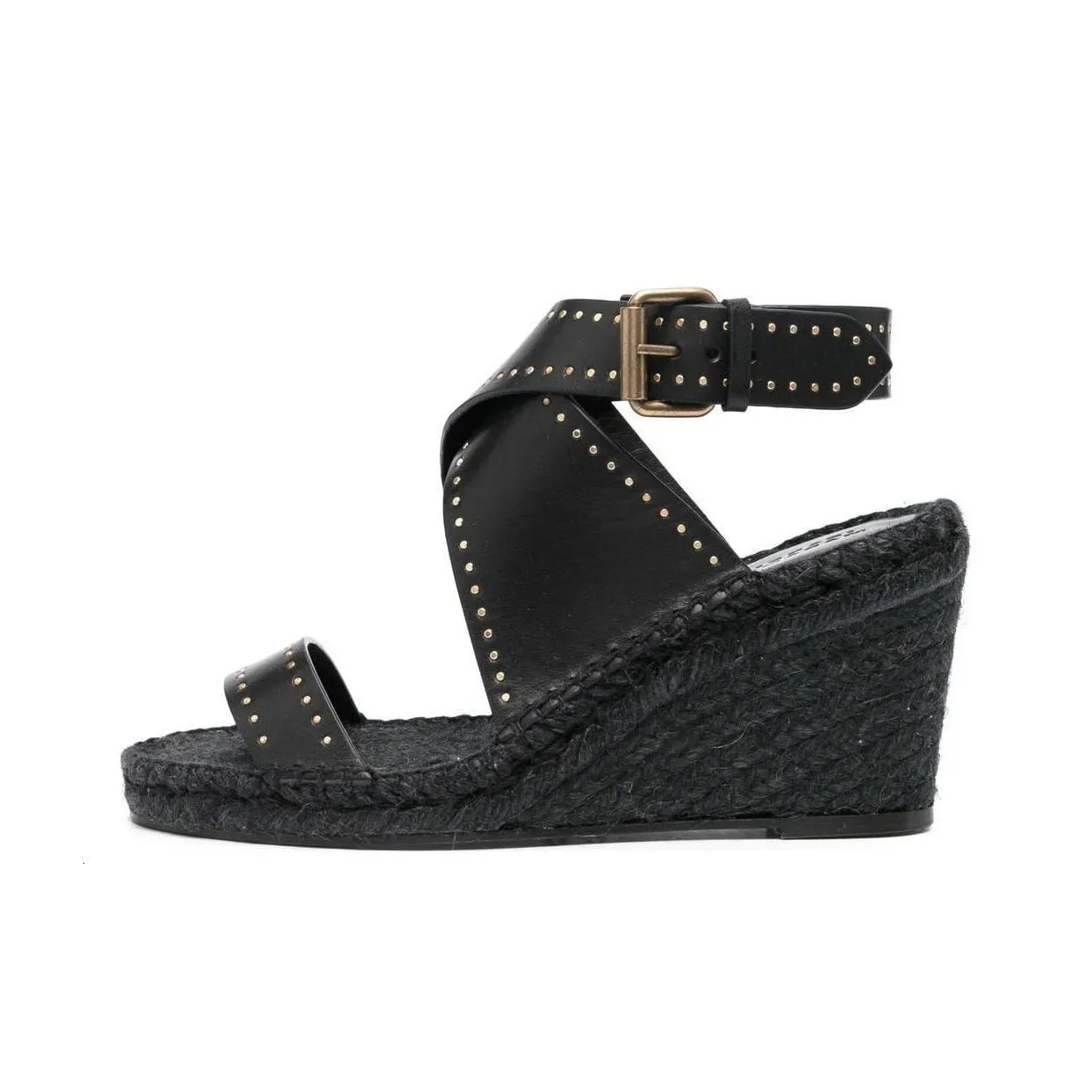 ISABEL MARANT Studed Leather Espadrilles